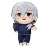 JCvCX Three Pigtail Cute Boy Plush Toy Plush Figure Plush Doll Stuffed Animal Plushies Plush Pillow Figurine Anime Plush Toys (Navy Blue)