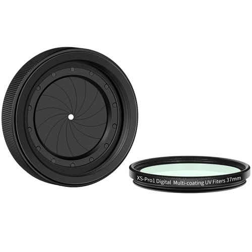 Adjustable Iris Aperture Diaphragm UV Filter KIT M30 to M37 Iris Aperture Diaphragm Adapter Optical Diaphragm 1.5-26mm Lens Module Adapter Ring PVS-31 PVS-14 Optics