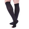 Doc Miller, Open Toe Compression Socks, 8-15 mmHg, Toeless, Support Circulation, Shin Splints, Calf Recovery, Varicose Veins, Knee High, Medical Grade, Black Socks, Small Size for Men & Women, Pair