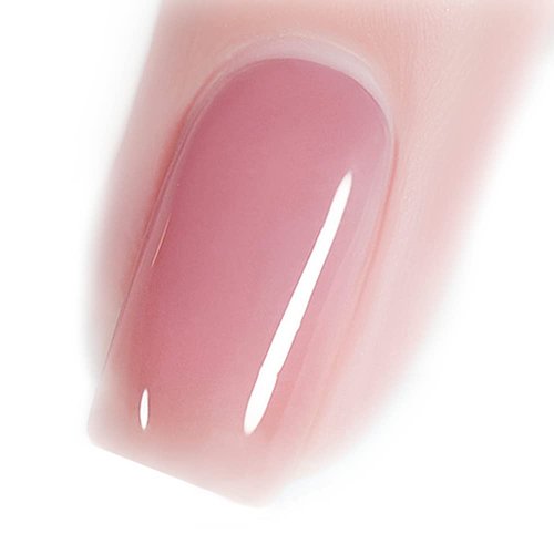 Vishine Jelly Crystal Pink Nude Gel Nail Polish Skin Color Gel Soak Off UV LED Nail Polish Translucent Milky Nude Gel Varnish Nail Art 15ml #08