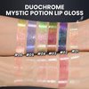 CHARMACY 2 In 1 Multichrome Moisturizing Lip Gloss, Double Head Liquid Lipstick, Mirror Waterproof Long Lasting No Fading Lip Balm, Hydrating Lip Plumper Waterlight Glossy Makeup #02