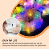 MUYANN Light Up Scrunchies - LED Scrunchy for Women & Girls - Neon, Glow in the Dark Hair Accessories - Hair Ties & Bands -Girl Gifts - Halloween Party Favors & Supplies
