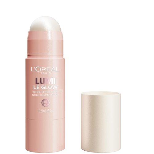 L’Oréal Paris Lumi Le Glow Highlighter Stick, Luminous, Satin, Glowy Highlighter for Face and Body, 630 Crème Chic, 0.25 Oz