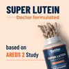 Super Lutein 444 Eye - Unique & Clear Eye Vitamins - Lutein Max Vision Vitamins for Eyes - Zeaxanthin Plus Lutein Eye Vitamins - Clear Eye Supplements for Adults