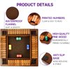 Kiapeak Shut The Box Dice Game, 10 Numbers Traditional Wooden Pub Bar Board Game, Family Classics Tabletop Version Games for Classroom, Party, or Pub