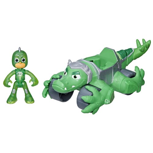 PJ Masks Animal Power Gekko Animal Rider Toy Car, with Gekko Action Figure, Deluxe Toy Vehicles, Superhero Toys, Preschool Toys for 3 Year Old Boys and Girls and Up