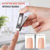 BEZOX Fingernail Clipper - Stylish Nail Cutters for Men and Women, Corta uñas Ingrown Nail Clipper - Travel Nail Trimmer with Tin Case