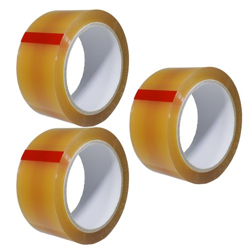 GGR Supplies T.R.U. Cello Eco-Friendly Biodegradable Cellophane Clear Stationery/Light Duty Packaging Cellulose Sealing Tape: 2 in. (W) x 72 yds. (L) - 3 in. core (Pack of 3)