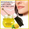 MIELIKKI Honey Sleeping Lip Mask, Day and Night Repair Sleeping Lip Balm, Hydrating Lip Plumper, Fade Lip Lines Bee Balm, Prevent Dry and Crack Lip Scrubs Exfoliator