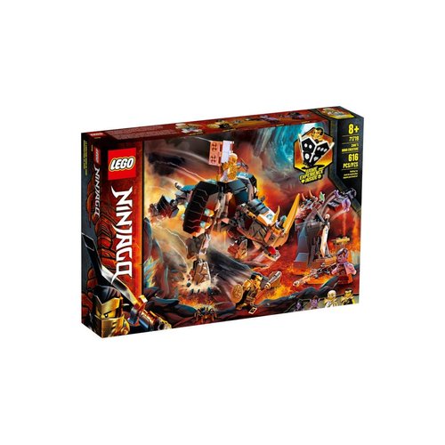LEGO NINJAGO Zane’s Mino Creature 71719 Board Game Adventure, Ninja Building Set for Kids (616 Pieces)