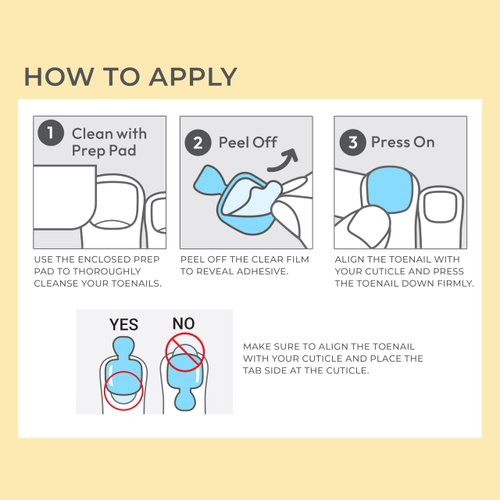 KISS imPRESS No Glue Pedi Press-On Nails, Toenails, Fruitful', Light Blue, Short Size, Squoval Shape, Includes 24 Nails, Prep Pad, Instructions Sheet, 1 Manicure Stick, 1 Mini File