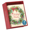 Papyrus Holiday Cards Boxed with Envelopes, Wonderful Holiday, Wreath (20-Count)