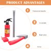 1 Set Children Firefighter Role Play Fireman Gear Costume Helmet Tools Water Extinguisher Pretend Play Props Kids Ages Up