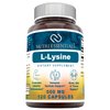 Nutri Essentials L-Lysine - 500mg Amino Acid Vitamin 120 Capsules - Commonly Used for Cold Sores, Immune Support, Respiratory Health & More