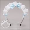 Jinshining Black Women Girls Lolita Headband Lace Bow Hair Band Maid Anime Cosplay Headwear Ribbon Bowknot Cute Hair Band Party Hair Accessories Women's Fashion Headbands Maid's Headband