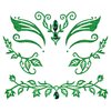 Itscolofy Green Face Jewels Stickers Halloween Ivy Costume, Glitter Green Face Gems Self Adhesive Glue Festival Makeup Cosplay Dress Up Accessories Women Grils