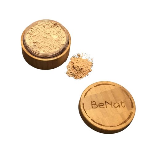 BeNat. Translucent Loose Powder. Vegan. All-Natural Translucent Soft-Matte Finish. Artisanal, Cra...
