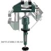 Fasmov Swivel 3" Universal Table Vise Tilts Rotate 360° Universal Work, Table Vice Portable for Workbench, Home, Drilling, Woodworking, and More, Green