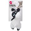 SPOT Baa Baa Black Sheep Plush Dog Toy - Cute and Cuddly Fleece Toy with Squeaker for Small Dogs and Puppies, 8in Black and White Lamb