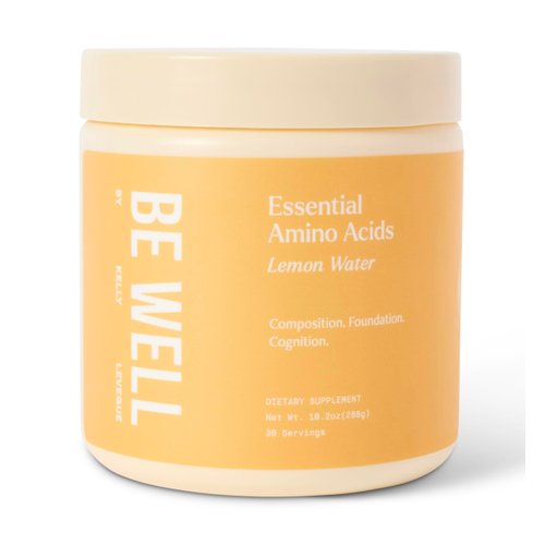 Be Well by Kelly LeVeque Essential Amino Acids Lemon Water Plant-Based Powder