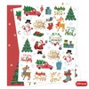 AOYOO Christmas Decorations Temporary Tattoos 52 Glitter Styles Stocking Stuffer for Kids Team Naughty Team Nice Christmas Party Favors Xmas Tree Santa Christmas Eve Gift Christmas Accessorie