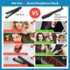 Beard & Hair Straightener, Secure Auto Shut-Off, 3in 1 Heated Straightening Beard Brush 360 Degree Swivel Cord Temperature Adjustable
