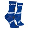 Crazy Socks for Men,Oreo Cookies Logo, Crew Socks, Novelty Snack Theme Silly Fun