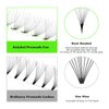 500 Premade Fans Eyelash Extensions 8-15mm Mixed Length Promade Lash Fans C/D Curl Premade Fans Pointed Thin Base Handmade Volume Premade Lash Extensions Fans(10D,0.07-D-8-15MM)