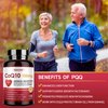 CoQ10-100mg-Softgels with PQQ, BioPerine & Omega-3, High Absorption Coenzyme Q10 Supplement, Powerful-Antioxidant, Support Heart & Energy-Production 120 Servings, Non-GMO
