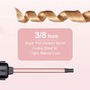 UNOBEY 5 in 1 Curling Wand Set, Three Barrel Curling Iron Set with 3 Barrel Curling Iron and 4 Interchangeable Ceramic Curling Wand(0.5”-1.25”), Fast Heating, Include Glove & 2 Clips