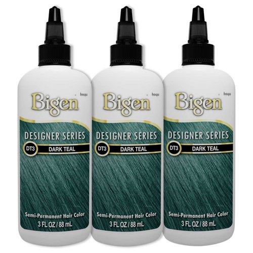 Bigen DT3 Dark Teal Designer Series Semi-Permanent Hair Color (pack of 3)