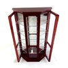 Dolls House Mahogany Mirrored China Cabinet Curio Shop Display Case Furniture