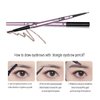 Ortmorr Dual Ended 2 in 1 Eyebrow Pencil Waterproof Eyebrow Makeup With Eyebrow Hair Trimmers Set for Marking, Filling and Outlining (5# Coffee)