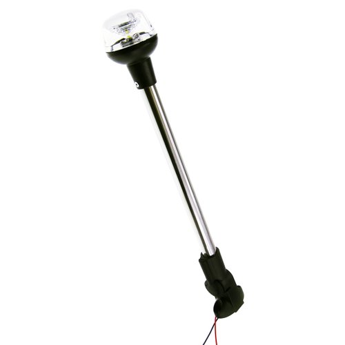 Pactrade Marine Fold Down Pontoon Boat LED15 1/2'' All-Round Anchor Stern Light