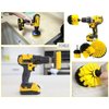 3Pcs Power Drill Brush Attachment - Grout Cleaner for Tile Floors Drill Brush Set Bathroom Cleaner for Pool Tile Tub Shower Scrubber for Cleaning - Kitchen Scrub Brush Car Wash Brush Drill Attachment