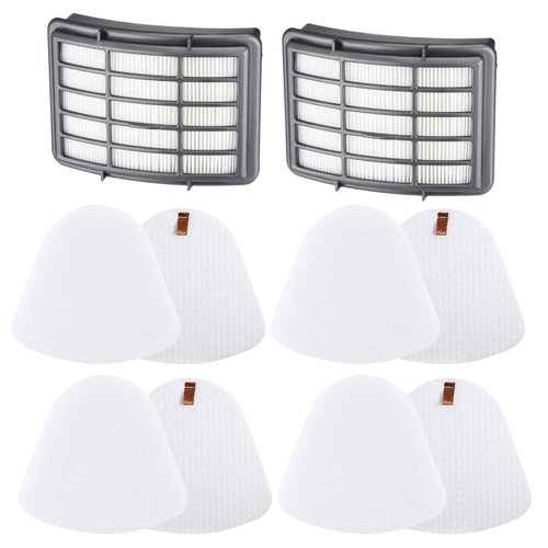 4+2 Pack Filters for Shark Vacuum Navigator Lift Away Filter Replacement ZU503AMZ, NV350, NV351, NV352, NV355, NV356E, NV360, NV370, NV391, UV440, UV490, UV500, UV540, UV550, CU500, XFF350 XHF350