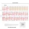Dashing Diva Gloss Nail Strips - Pristine Pearl | UV Free, Chip Resistant, Long Lasting Gel Nail Stickers | Contains 32 Nail Wraps, 1 Prep Pad, 1 Nail File