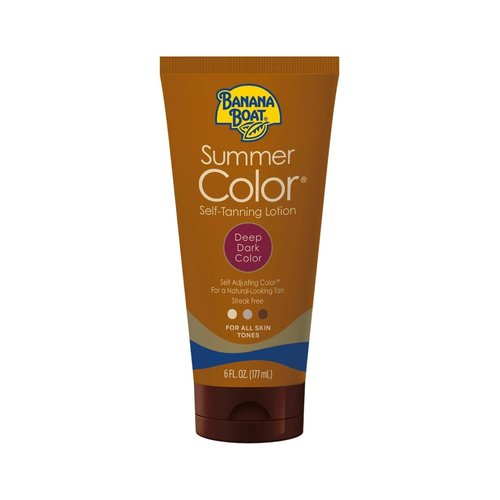 Banana Boat, Self-Tanning Lotion, Deep Dark Summer Color for All Skin Tones, 6 Ounces - Pack of 3