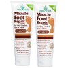 Miracle Foot Repair Cream, 4 oz Repairs Dry Cracked Heels and Feet, Diabetic-Safe, 60% Pure Ultra Aloe Moisturizes, Softens, and Repairs, Relief from Discomfort of Ingrown Toenails (2-Pack)
