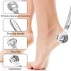 52 Pcs Callus Shaver Set,1 Stainless Steel Foot Razor with 50 Replacement Slices Blades and 1 Foot File Head Foot Care Tools,Foot Shaver Callus Remover,Hard Dry Skin Remover for Hand Feet