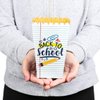 Big Dot of Happiness Back to School - First Day of School Classroom Decorations and Favor Popcorn Treat Boxes - Set of 12