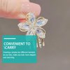 3pcs Flower Hair Clip Small Hair Clasp Hair Claw Clip Flower Hair Claw Flower Claw Clips Lady Headdress Hair Clasp Ornament Small Claw Clamps Flower Hair Clasp Flower Claw Clamp
