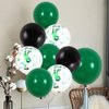 Birthday Decorations for Men, Green Party Decorations for Men Women Boys Girls with Happy Birthday Banner Balloons, 71 Pcs Green and Black Party Supplies