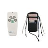 RIVER OF GOODS 5 Inch Ceiling Fan Remote Control and Receiver Kit, White