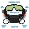 Uten Night vision Goggles for Kids, Adjustable Elastic Band Glasses with LED Light Beams, Spy Gear with Flip-Out Lights Green Lens, Spy Role Play, Birthday Gifts and Christmas Gifts for Kids.