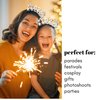 2025 Happy New Year Headband, Glitter Headwear Party Decorations, One Size Fits Most (2025)