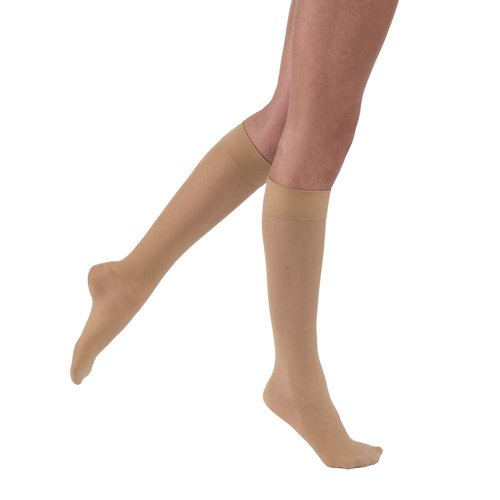 JOBST UltraSheer Medical Compression Knee High Stockings, 20-30 mmHg* Medium Natural 1 Pair