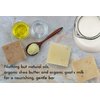 Handmade Fresh Goat's Milk Bar Soap (Lavender Mint, 3 bars (Economy Pack))