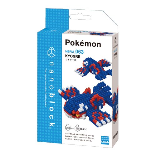 nanoblock - Pokémon - Kyogre, Pokémon Series Building Kit