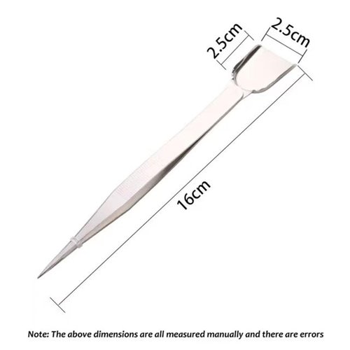 10pcs White Triangle Bead Sorting Trays and 1pcs Silver Color Handy Tweezer with Scoop, Craft Beading Tweezers, Jewelry Tweezers for Seed Beads Diamond Jewelry Making, Pick up Beads Tools Supplies